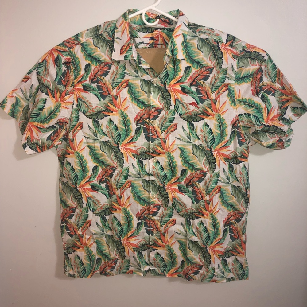 Tommy Bahama S/S Tropical Floral Print Button Down